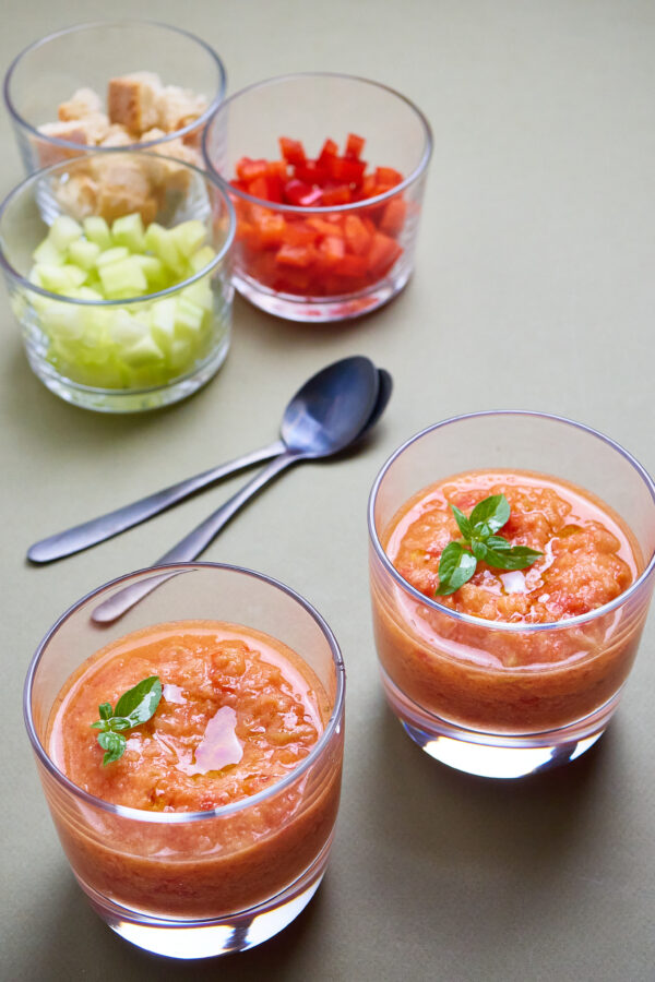Stylisme et photographie culinaire - Gazpacho