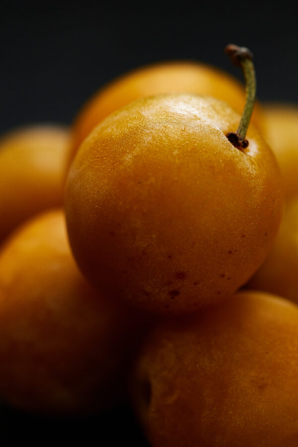 Photographie d'art culinaire - Série Sexy fruits - Mirabelles