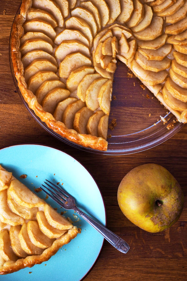 Stylisme et photographie culinaire - Tarte aux pommes